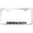 Chrome, variant on Ford Ranger Laser Etched Logo Cut-Out License Plate Frame (Chrome)