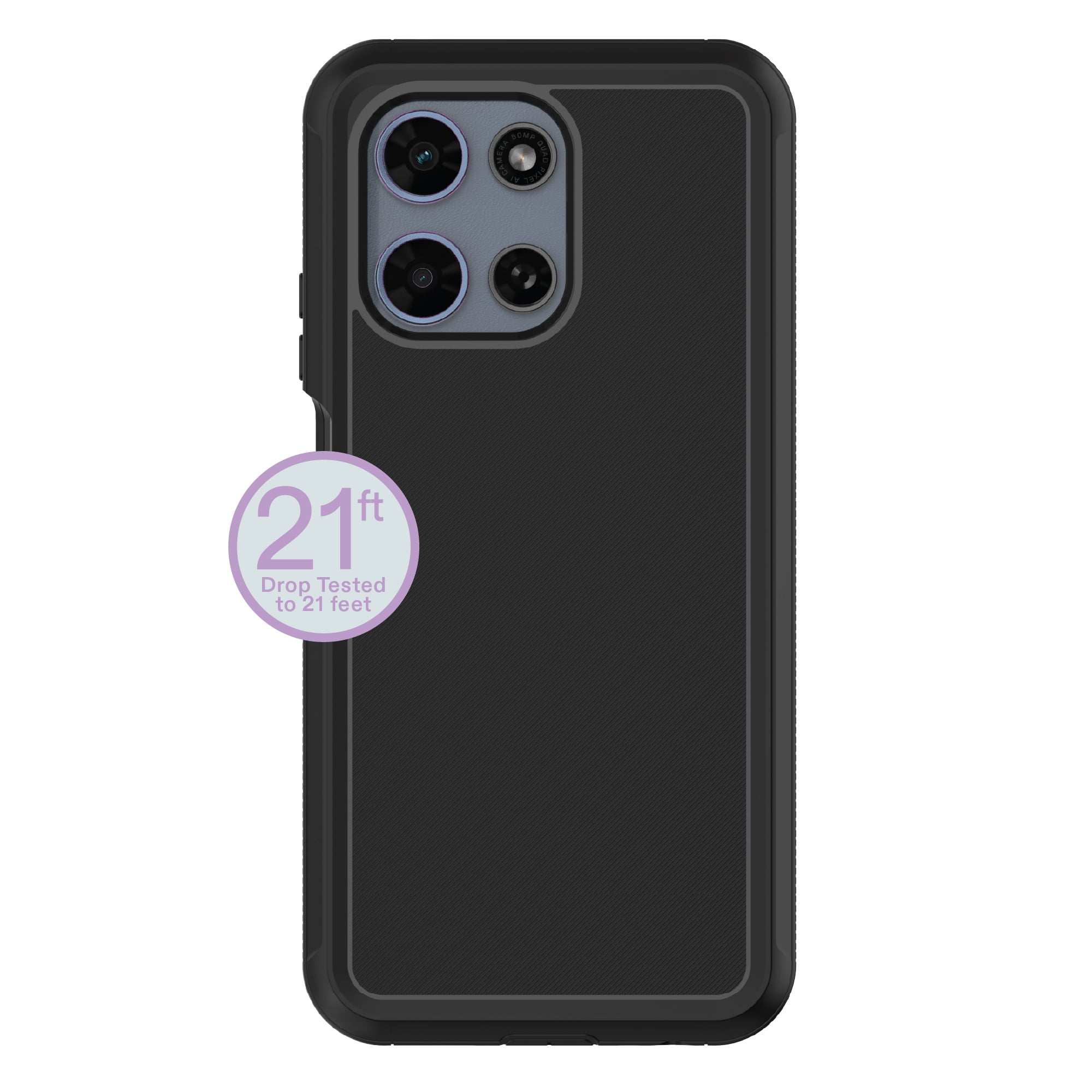 onn Rugged Phone Case for Motorola moto g (2026) - Black