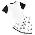 thumbnail image 4 of CAICJ98 Toddler Summer Clothes for Boys 2T 3T 4T 5T Kids 2-12 Years Boys Short Sleeve T Shirt Tops + Solid Color/Print Drawstring Shorts Set Toddler Boys Outfits (Light Green,6-7 Years）, 4 of 6