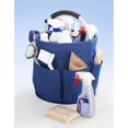 thumbnail image 4 of Set of 2 multipurpose storage baskets Tool basket, grooming bag, 6 pockets, foldable with padded carrying handle, Set of 2, Polyester, Blue color, Dia, 4 of 5