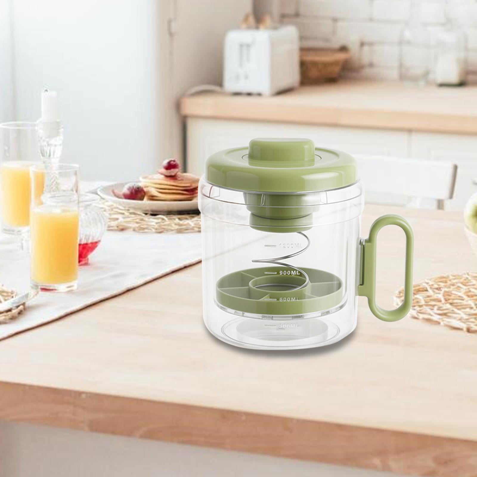 YWMJZEU Yogurt Strainer Quick Yoghurt Maker for Soup Thick Greek Yogurt Soybean Milk Green