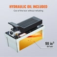 thumbnail image 4 of VEVOR Air Hydraulic Pump Foot Operated Pump 10,000PSI 98in³ 6.6FT Auto Body Shop, 4 of 9
