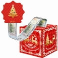 thumbnail image 4 of JeashCHAT Christmas Money Box for Cash Gift Pull, Merry Christmas Red Surprise Gift Box for Money, Money Holder Box with Pull Out Card and Transparent Bags, Surprise Christmas Gifts, 4 of 5