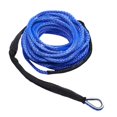 thumbnail image 3 of Correa de remolque para coche, cuerda de cabrestante sintética de alta resistencia para automóvil, SUV Azul, 3 of 8
