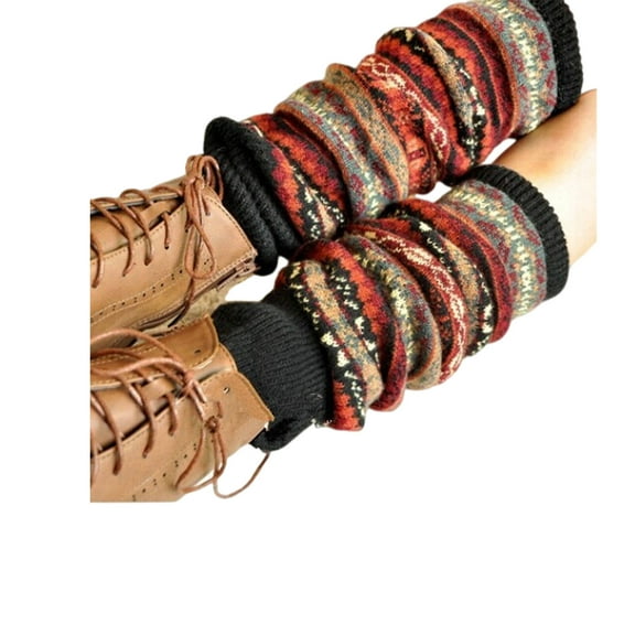 TELOLY Leg Warmers for Women Winter,High Elasticity Calentadores Para Mujer,Good Warmth Knee Warmers,Style1