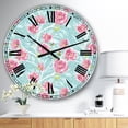 thumbnail image 2 of DesignArt Horloge Murale Grande Motif Jardin du Soir, 2 of 2