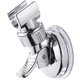 thumbnail image 1 of Soporte para cabezal de ducha con ventosa Soporte de cabezal de ducha de mano Soporte de ducha de altura ajustable, Soporte de varita de mano extraíble Montado en la pared (Silver-1pcs), 1 of 5