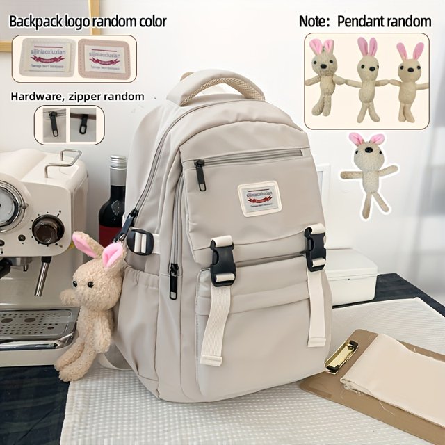 Mochila Kawaii De Gran Capacidad, Linda Mochila Para Computadora Portátil Resistente, Mochila Escolar Informal Para La Universidad Y Bolsa De Viaje
