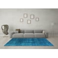 thumbnail image 3 of Ahgly Company Indoor Rectangle Oriental Light Blue Industrial Area Rugs, 3' x 5', 3 of 4
