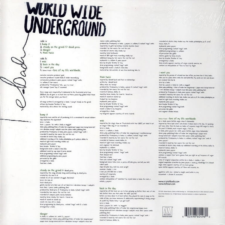 Erykah Badu - Worldwide Underground - Music & Performance