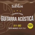 thumbnail image 3 of Set de Cuerdas para Guitarra Acústica BABILON 0.011-0.052 dorado, 3 of 4
