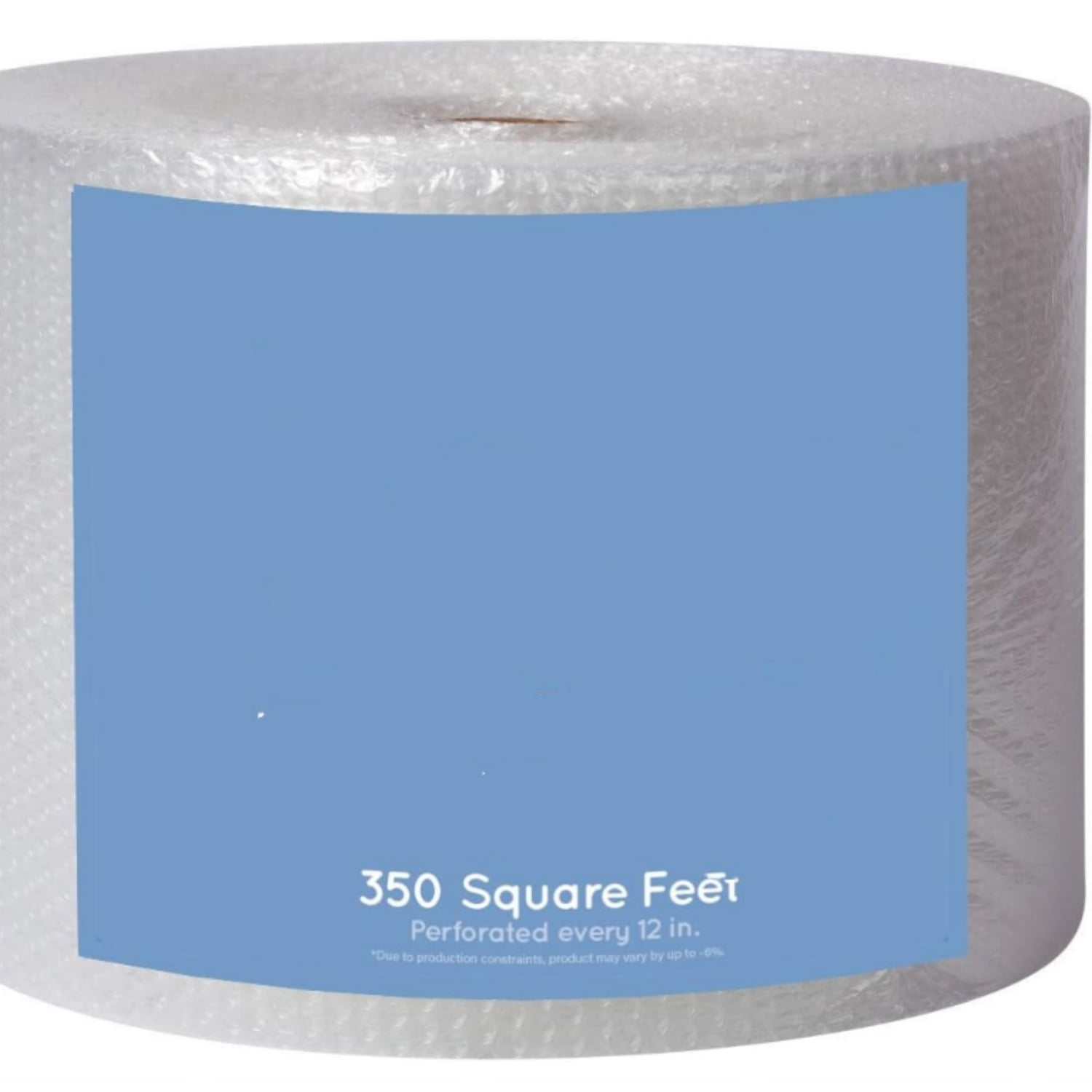 Sealed bubble wrap -350 feet x 1/8 inch x 12 inches - perforated every 12 inches