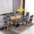 thumbnail image 2 of Chair Covers, Dining Room Chair Covers Stretch Chair Covers for Dining Room Set of 4,Dining Chair Covers for Kitchen,Hotel,Dining Room, Ceremony, 2 of 6