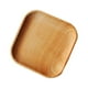 thumbnail image 1 of Plato de madera para desayuno, fruta, aperitivos, ensalada Cuadrado, 1 of 8