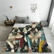 thumbnail image 5 of Balery Colorful Bulldog Duo Manta de Felpa Suave y Acogedora – Cobija de Franela Aterciopelada para Cama, Lavable y Cálida para Sofá, Mascotas, Transpirable-40"x30", 5 of 7
