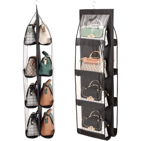 Purse Organizer,Purse Hanger, Heavy Duty,Purse Organizer for Closet,Thicken Metal Hooks,Hand Bag Storage Organizer,Purse Organizer