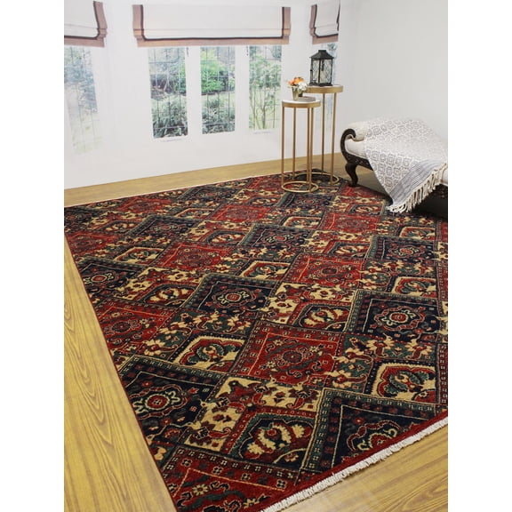 Aria Reggie Red/Blue Rug, 7'11" x 9'10"