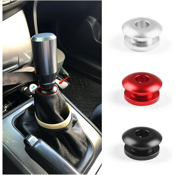 jfqm Shift Knob Stopper Shifting Head Limiter Fixed Base Gear Head Buckle Aluminum Fit for Car Gear Knob Limiter (Color : Silver)