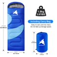 thumbnail image 2 of Saco de Dormir, Saco de Dormir Doble para 3-4 Estaciones para Adultos, Saco de Dormir para una Persona Ligero E Impermeable para Clima Frío y Cálido, 220CM X 75CM, 2 of 7