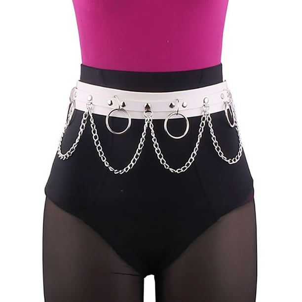 Waist Chain Belt Punk O Ring Faux Leather Belly Chain Harness Body Jewelry Belt Walmart Com Waist Chain Belt Punk O Ring Faux Leather Belly Chain Harness Body Jewelry Belt Walmart Com