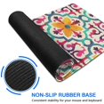 thumbnail image 6 of Long Mouse Pads for Desk,Yellow Ethnic Floral Pattern Desk Mats on Top Of Desks, Desk Mouse Pad Extra Large with 3mm Non-Slip Base and Stitched Edge for Gaming,Office,Work,Home 35.4"x15.7", 6 of 6