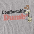 thumbnail image 2 of Garfield Odie Comfortable Dumb Unisex Adult T Shirt (4X-Large) Athletic Heather, 2 of 7