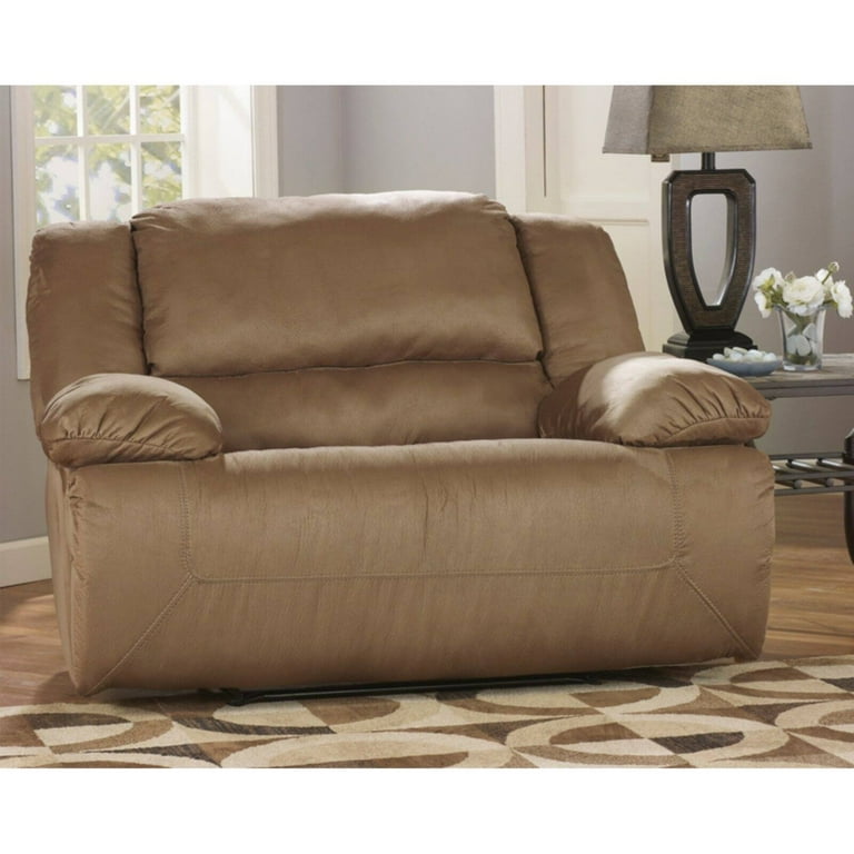 Ashley Hogan 2 Seat Reclining Sofa In Mocha Baci Living Room
