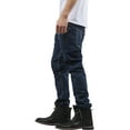 thumbnail image 3 of Ma Croix Mens Skinny Fit Stretch Jeans Distressed Ripped Denim Pants, 3 of 5