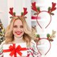 thumbnail image 5 of 8PCS Christmas Headbands Hair Bands Christmas Glitter Antlers Headbands Holiday Gift Costume for Women Costume, 5 of 5