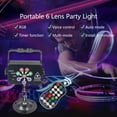 thumbnail image 4 of Luz de discoteca yeacher Proyector de escenario LED 6 lentes portátil, 4 of 8