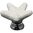 thumbnail image 1 of 6pcs Ceramic Drawer Handles for Kitchen Furniture Cupboard Wardrobe Pulls, Set of 6 (White), 1 of 5
