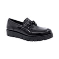 thumbnail image 1 of Mocasín escolar Coqueta para niña de charol negro Florence con lazo decorativo, 1 of 5