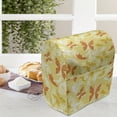 thumbnail image 3 of Yellow and White Stand Mixer Cover, Butterfly Pattern with Swirls Romantic Animals of Spring, Kitchen Appliance Organizer Bag Cover with Pockets, 5 Quarts, Earth Yellow Orange, by Ambesonne, 3 of 4
