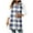 Blue, variant on ZUKMRJPC Womens Fleece Hooded Sleeveless Coat Classic Plaid Casual Full Zip Mid Long Jackets Vests Fall Winter Warm Outerwear with Split Hem