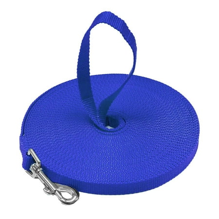 UPC: 0610563263547 | Downtown Pet Supply Long Lead Leash for Dog Training  Blue  50  Dog Leash