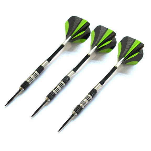 Hathaway Dublin Steel Tip Darts Set, Black