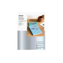 Cricut® Printable Vinyl (10 ct), 8.5" x 11",Silver