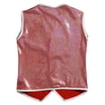 thumbnail image 4 of YONGHS Boys Girls Sparkly Sleeveless Jacket Waistcoat Hip Hop Jazz Disco Choir Dance Performance Vest Top Red 3-4, 4 of 7