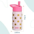 thumbnail image 6 of Wildkin Kids 14 oz Steel Bottle (Pink and Gold Stars), 6 of 6