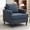 Blue Grey, variant on Mid-Century Accent Chair,Modern Linen Fabric Armchair for Living Room,Comfy Upholstered Reading Accent Chairs for Bedroom,Single Sofa Chair with Wood Legs (Dark Grey, 1 Pack)