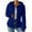 Z2-Blue, variant on Duoif Womens Zip up Hoodies Ladies' Fashion Zipper Sweater - Pure Color Long Sleeve Fall Jackets Blue L