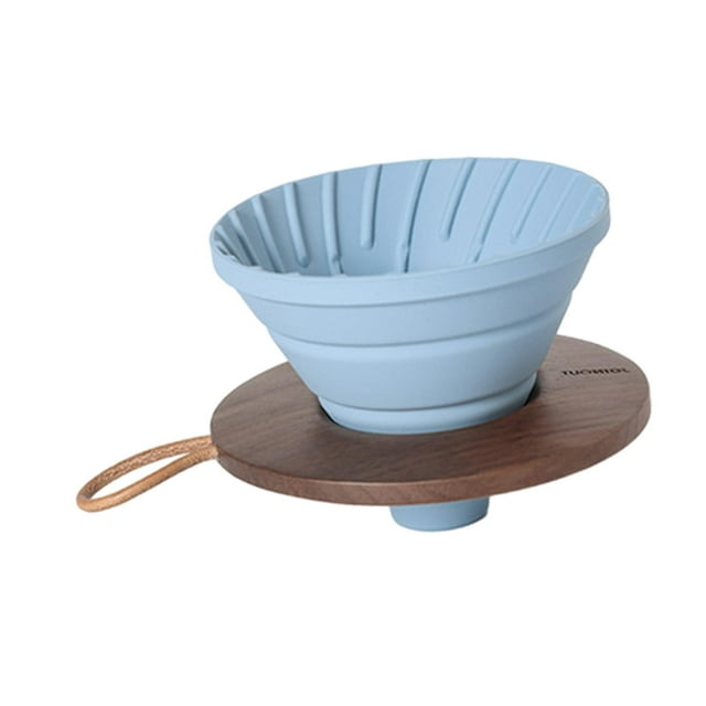 DOLITY Drip Coffee s Silicone Coffee Dripper Silicone Pour over Coffee for Blue