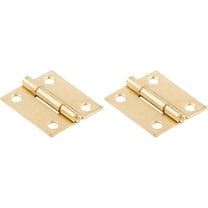 National Hardware - V518 1-1/2" Hinge NRP 2/pk - Polished Brass