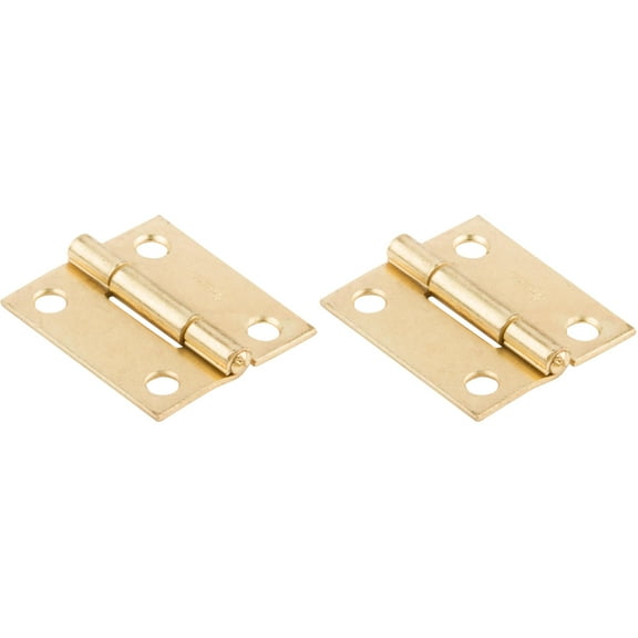 National Hardware - V518 1-1/2" Hinge NRP 2/pk - Polished Brass