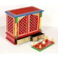 thumbnail image 4 of Wooden Temple For Home And Office / Pooja Mandir For Home / Wall Hanging And Table Top Mandir / Pooja Ghar / Wooden Puja Ghar Worship Mandir, 4 of 4