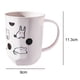 thumbnail image 2 of Dinheiro Tazas para cepillos de dientes Vaso de baño irrompible Patrón de gatos de dibujos animados lindo, 2 of 5