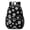 Soccer and Dot Black Pattern, variant on Soccer and Cleat White Pattern 17" School Backpacks for Teens,Waterproof Oxford Fabric,S-Shape Padded Straps for School,Travel,Hiking,Camping