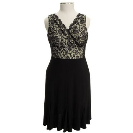 Women's Plus Lace Cocktail Dress