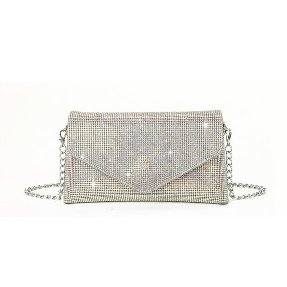 Womens Clutch Bag Glitter Purse Luxury Handbag Evening Bags Wedding Handbags for Bridal Shoulder Bag