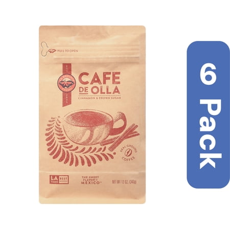 La Monarca Bakery Cafe De Olla 12 oz (Pack of 6)